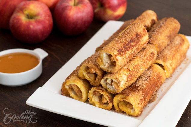 Apple French Toast Roll-Ups