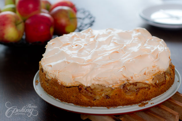 Apple Meringue Cake