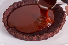 Chocolate Caramel Tart step 27