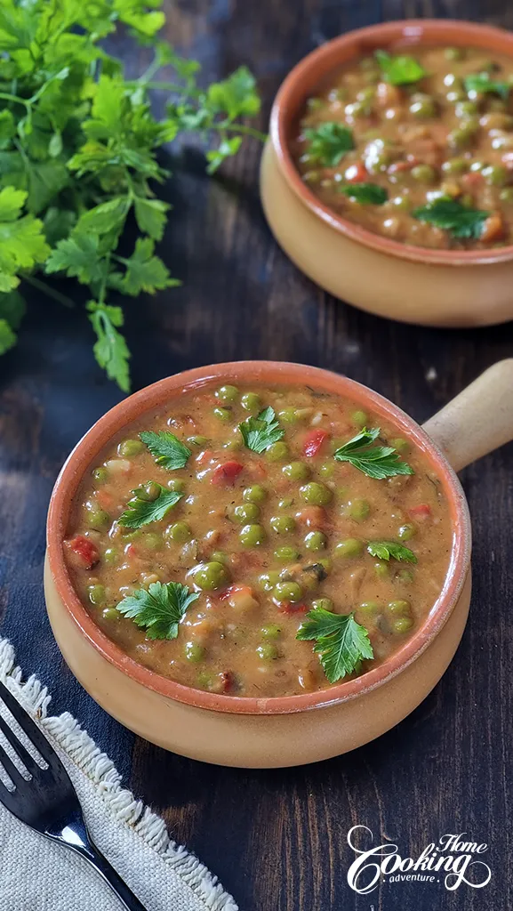 Romanian Green Pea Stew 