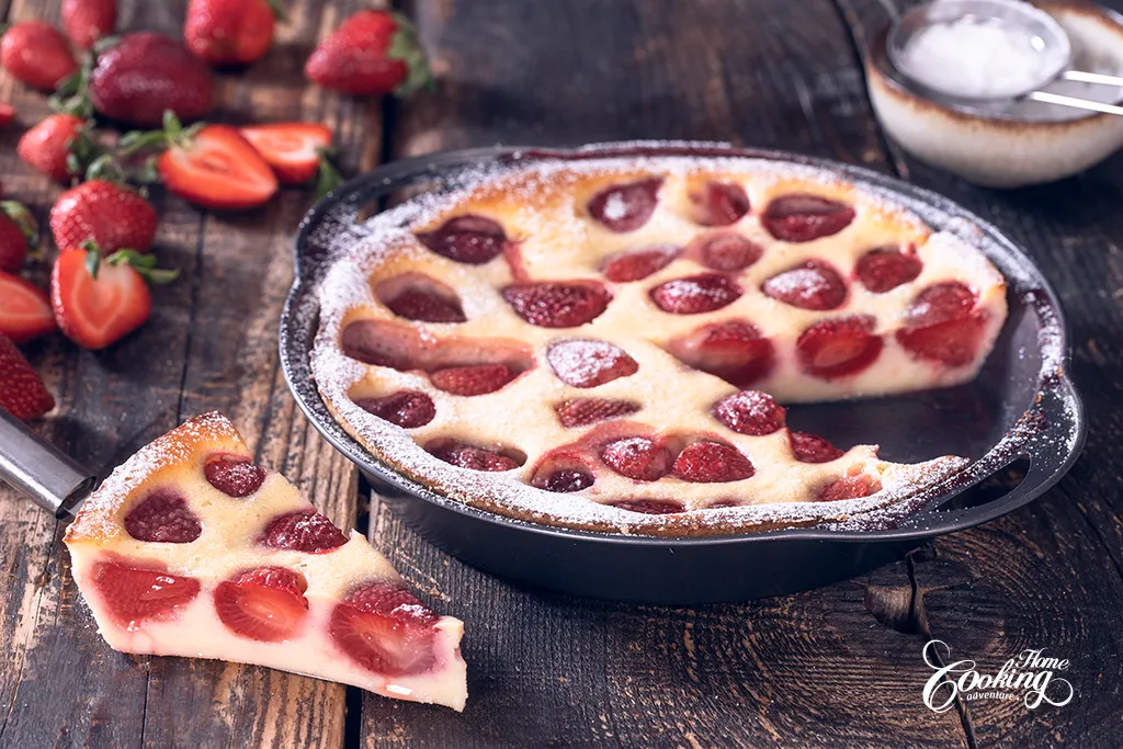 Strawberry Yogurt Clafoutis