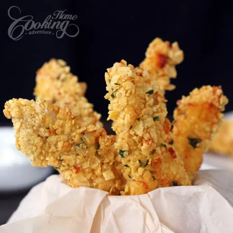 Baked Cornflake Crusted Chicken Strips - step7