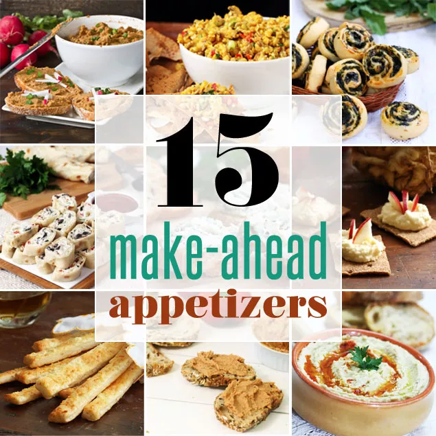 15 Make-Ahead Appetizers