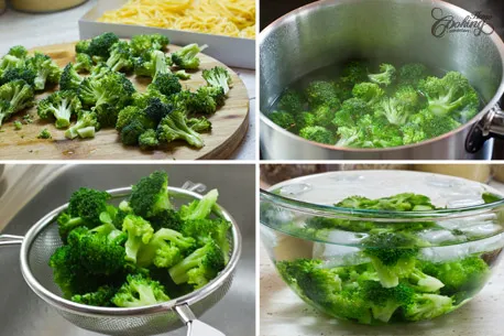Broccoli and Prosciutto Pasta step1