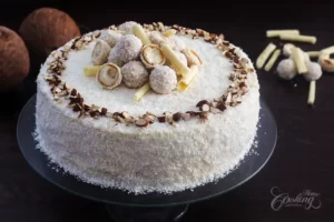 Almond Coconut Cake - Raffaello cake main image
