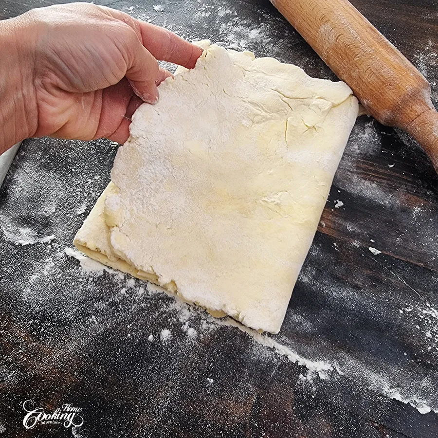 rough puff pastry - step10