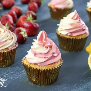 Strawberry Lemon Cupcakes - main1