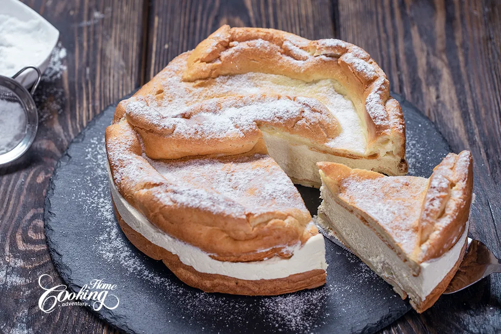 Eclair Cake - Karpatka - Polish Carpathian Mountain Cream Cake