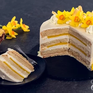 White Chocolate Pineapple Cake
