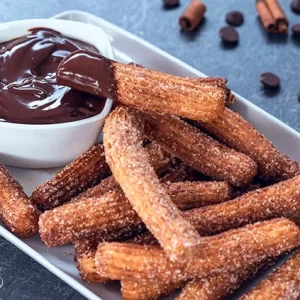 Homemade Eggless Churros