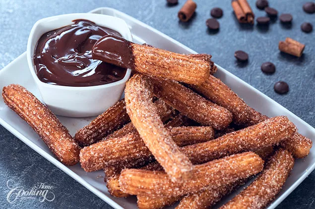 Homemade Eggless Churros