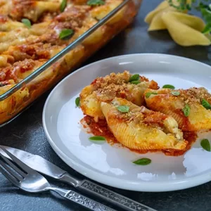 Easy Three Cheese Stuffed Shells