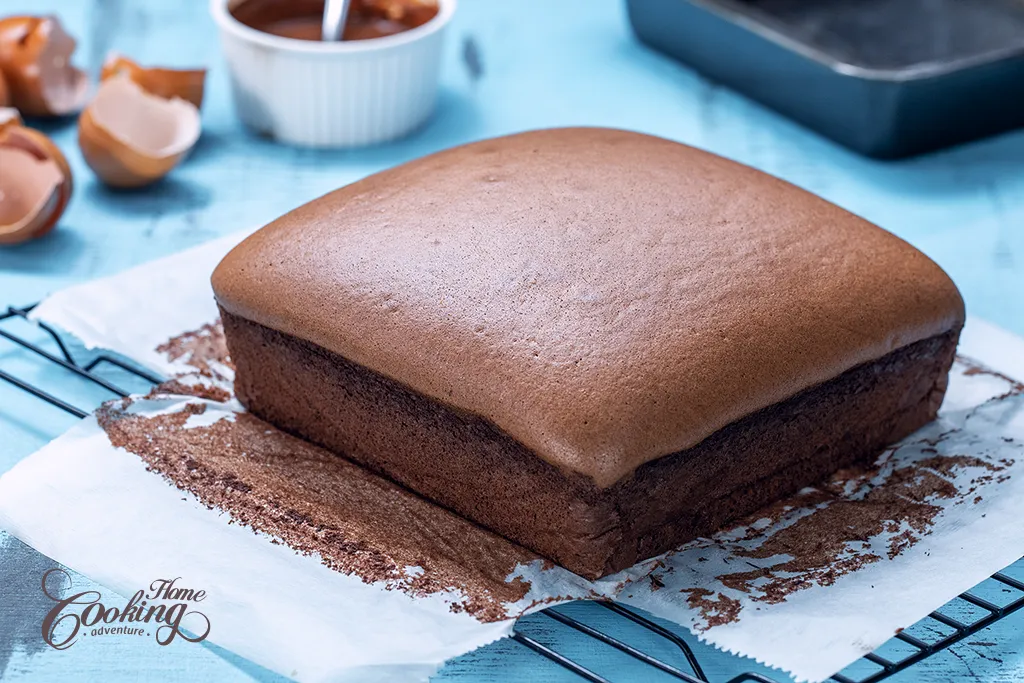 Chocolate Taiwanese Castella Cake