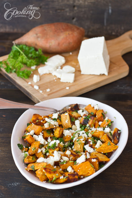 Roasted Sweet Potato Salad another angle