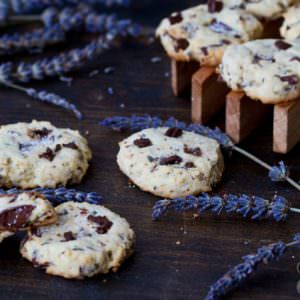 Lavender Chocolate Cookies