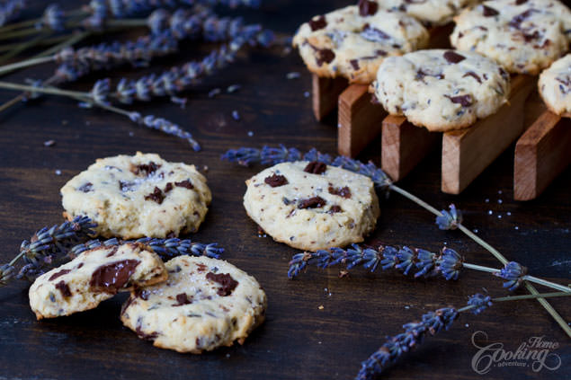 Lavender Chocolate Cookies