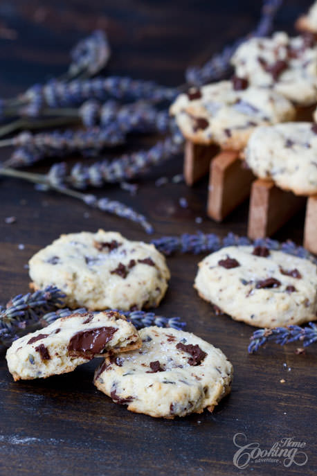 Lavender Chocolate Cookies section