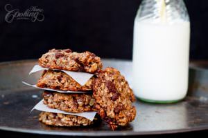 Oatmeal Banana Chocolate Breakfast Cookies