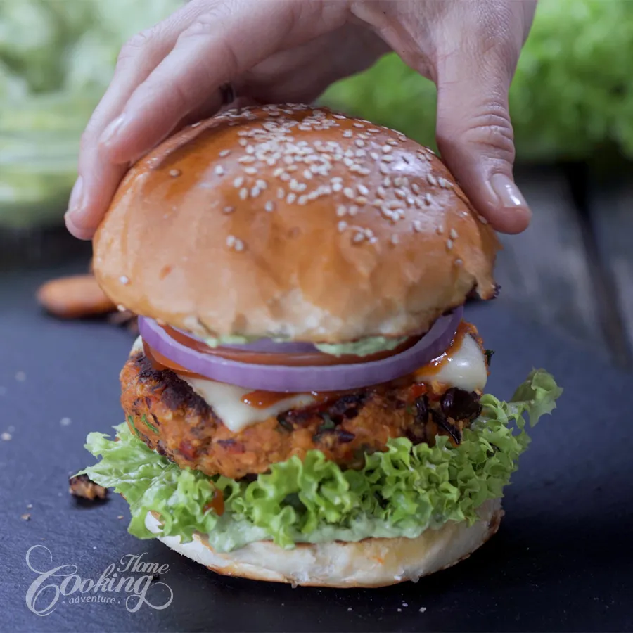 Veggie Burgers – Sweet Potato Burger Patties - step44