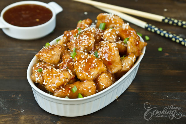 Baked Honey Sesame Chicken