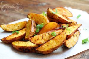 baked potato wedges