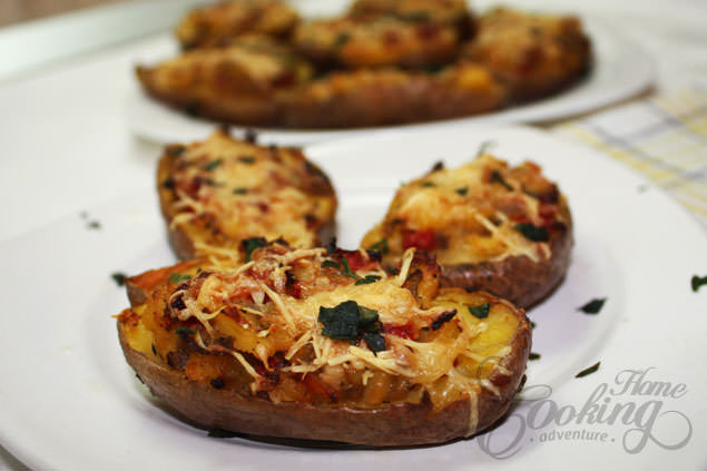 Baked Stuffed Potatoes