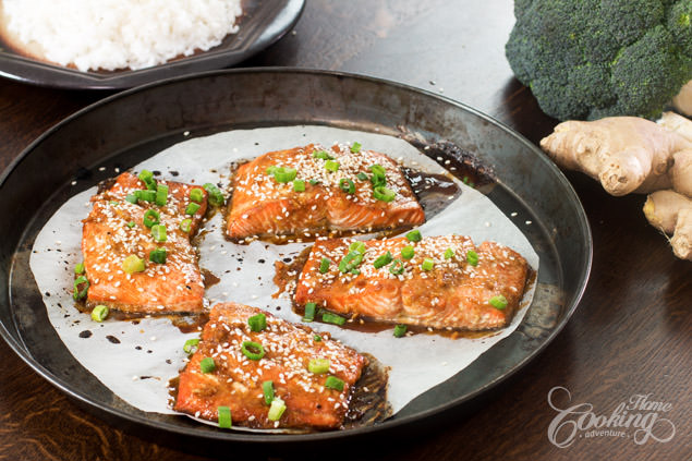 Baked Sesame Salmon