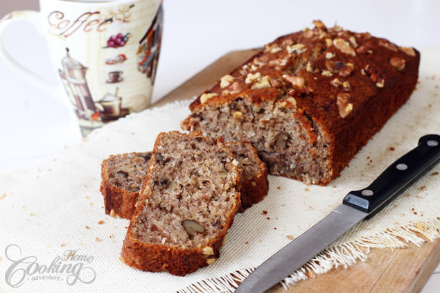 banana and coconut bread