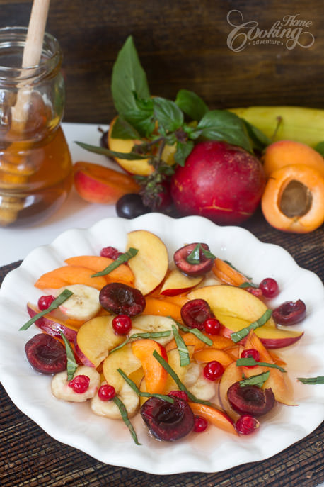 Basil Fruit Salad alternative angle 