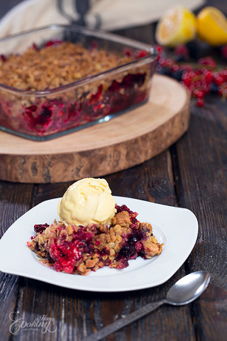 Berry Crumble Closeup