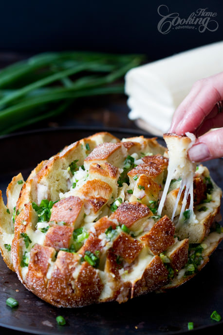 Bloomin Onion Bread - with melted cheese