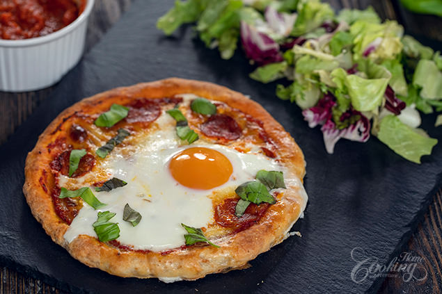 No Yeast Breakfast Pizza