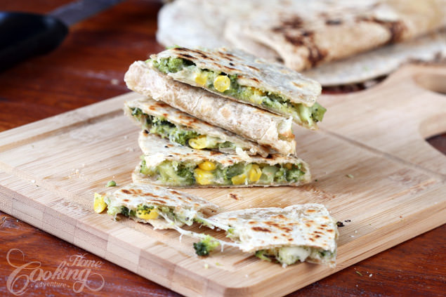 Broccoli Quesadillas