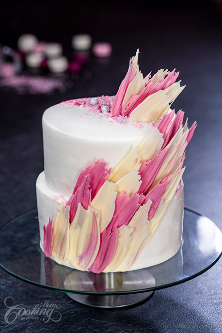 Chocolate Brushstroke Cake