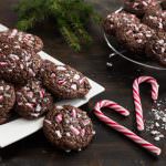 candy cane double chocolate cookies