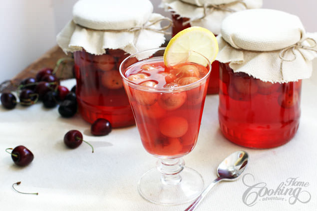 canned sweet cherries