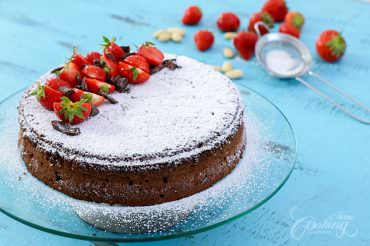 Torta Caprese - Flourless Chocolate Almond Cake