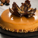 Walnut Caramel Mirror Cake