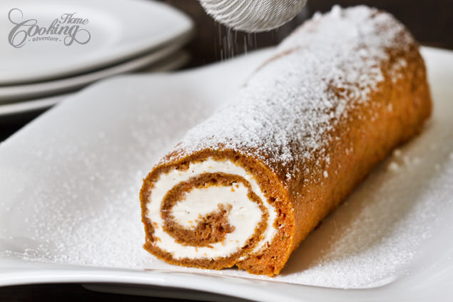 Carrot Cake Roll