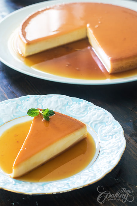 Cheesecake Flan Slice