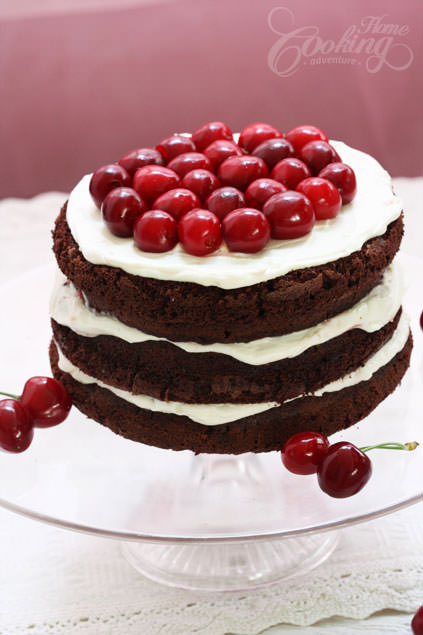 Cherry Chocolate Cake 