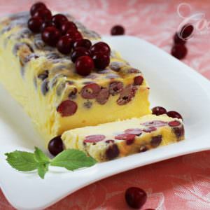 cherry semifreddo