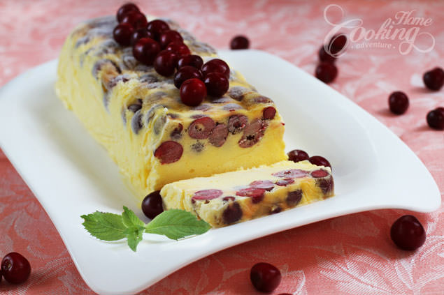 cherry semifreddo