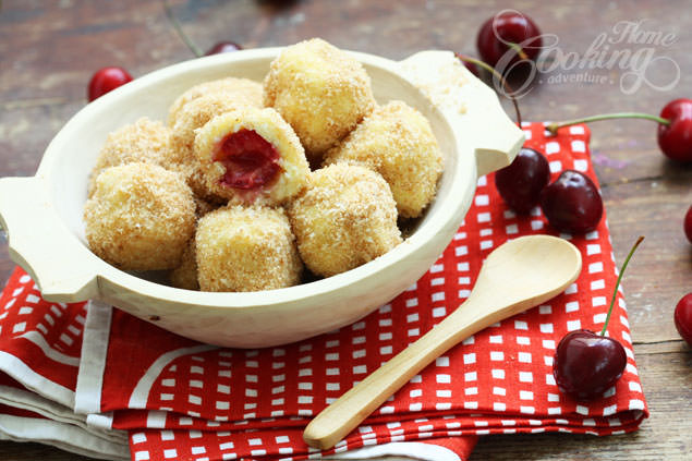 Cherry & Sweet Cheese Dumplings