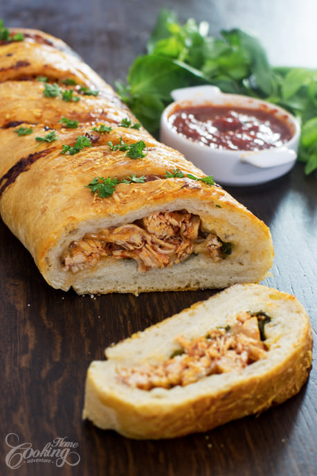 Chicken Stromboli Slice