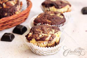 chocolate cream cheese muffins