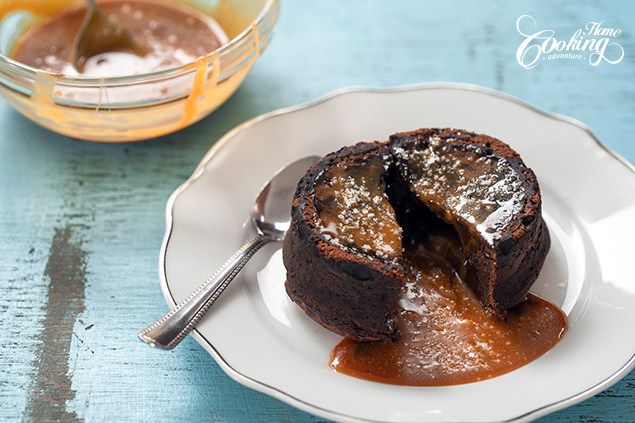 Chocolate Caramel Lava Cake