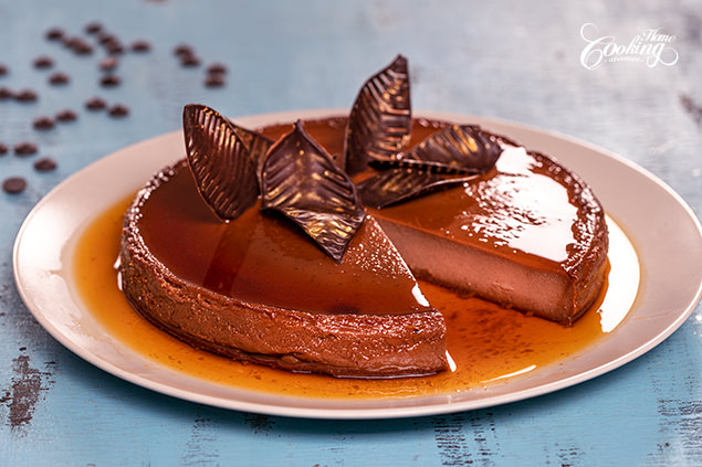 Chocolate Cheesecake Flan