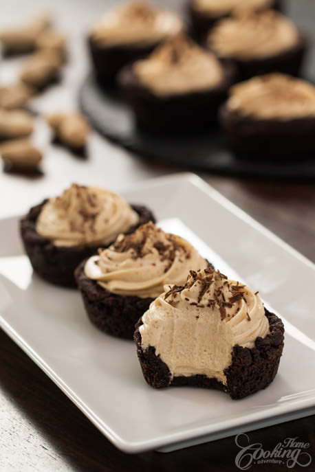 Chocolate Peanut Butter Cookie Cups Section