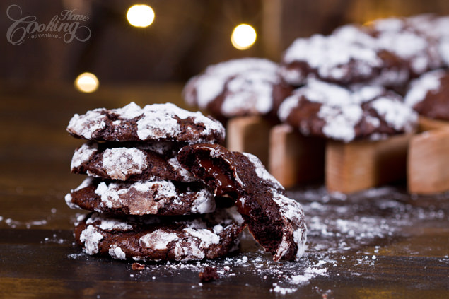 Chocolate Crinkle Cookies